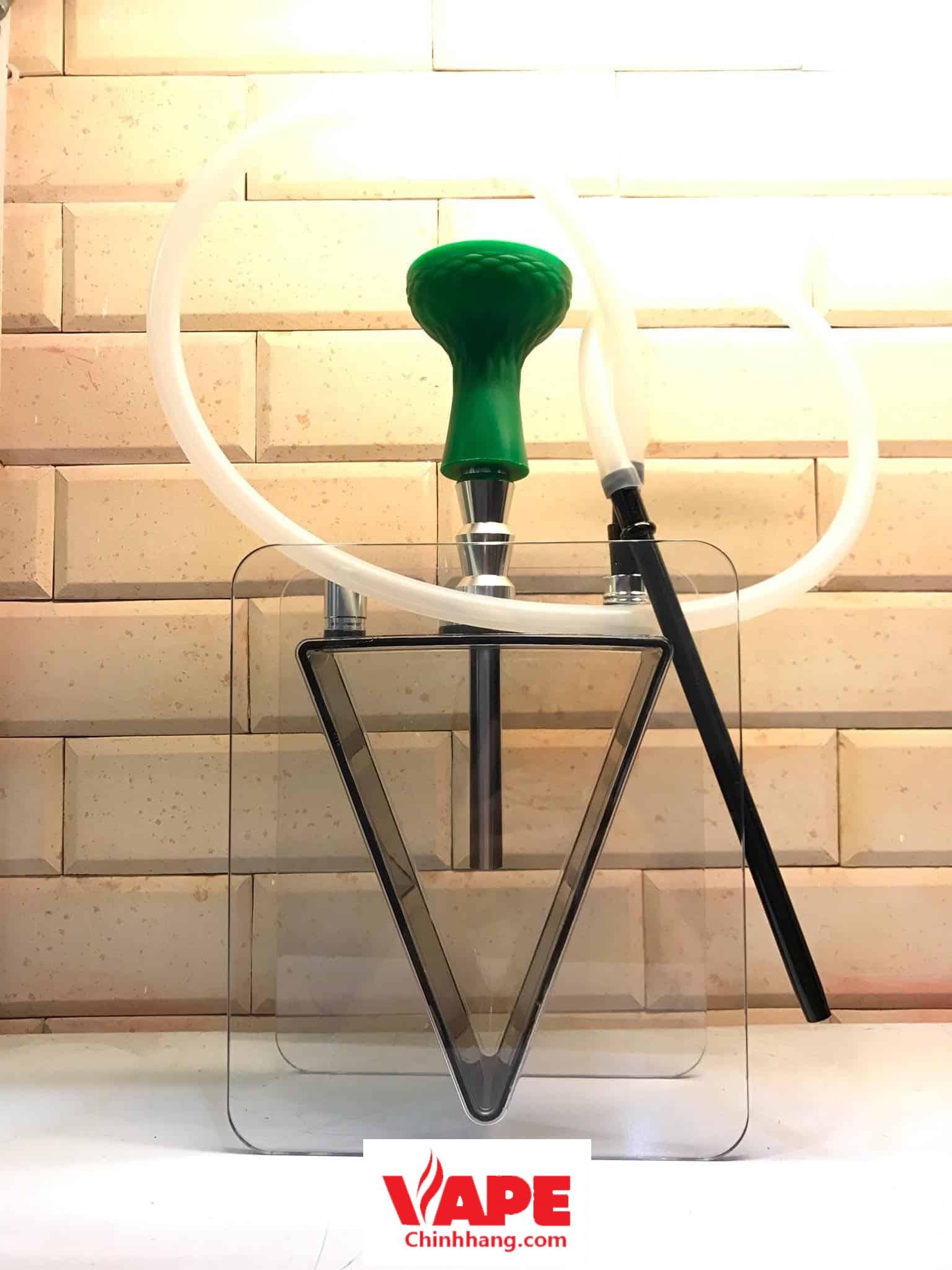 Bình shisha nhựa hình chữ nhật