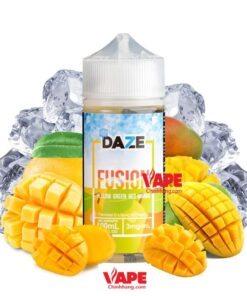 7 Daze Fusion Iced Yellow Green Red Mango 100ml