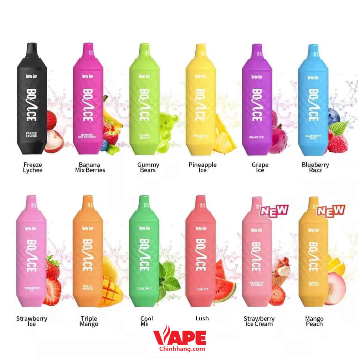 Bounce Turbo Pod 5000 Hơi Disposable Pod Dùng 1 Lần