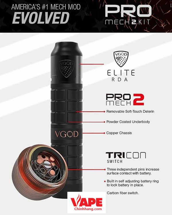 Vgod Pro Mech V2 Kit chính hãng