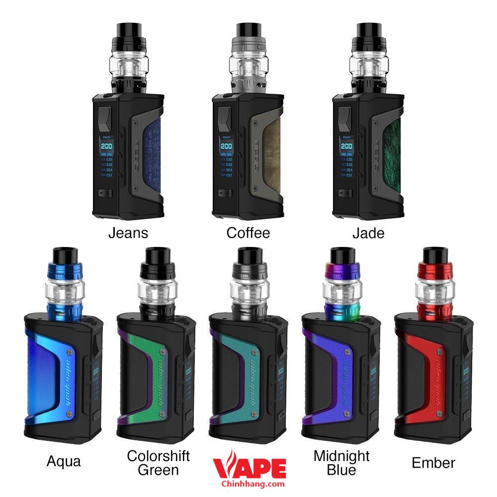 Bảng màu Geekvape Aegis Legend 200w Kit With Alpha Tank - Vapechinhhang.com