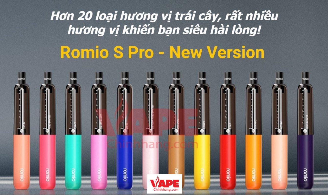 Romio S Pro full hương vị