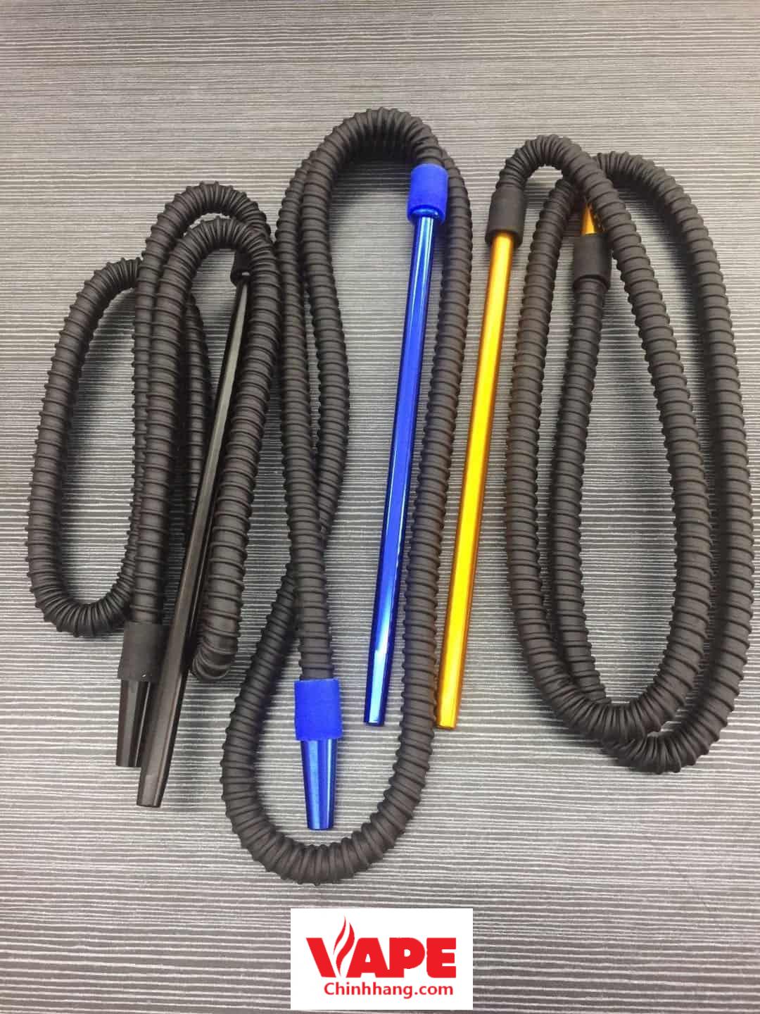 Dây hút shisha đầu hút bằng inox