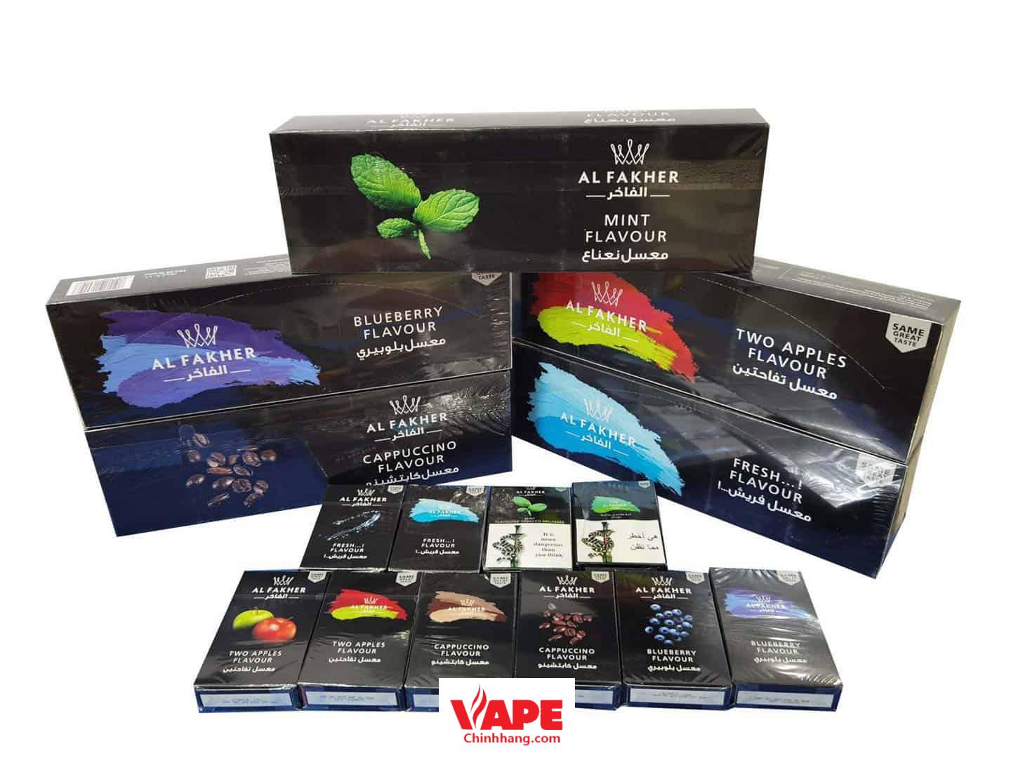 mẫu mã mới của thuốc shisha alfakher