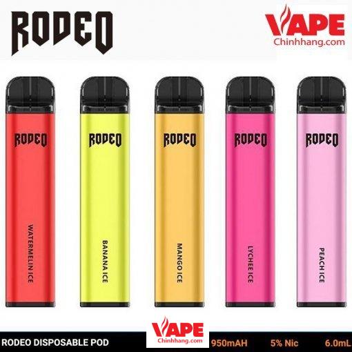 POD DÙNG 1 LẦN RODEO 1600 HƠI 6ML - By GCORE