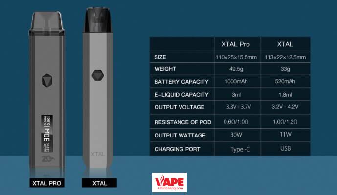 So sánh Xtal Pro và Xtal